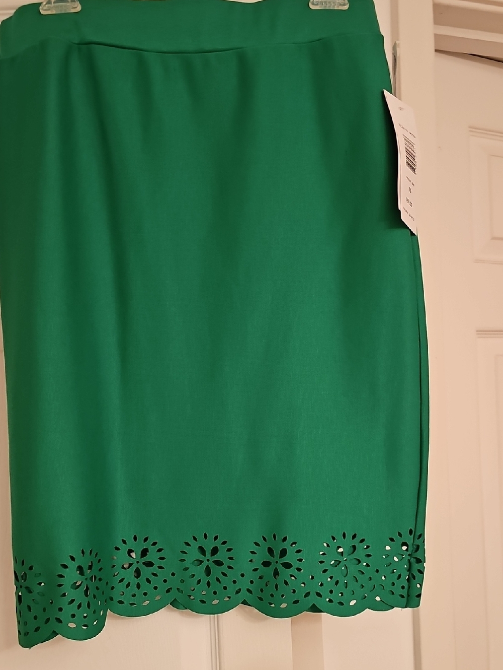 Sunny Leigh Green Skirt with Clean Waistband